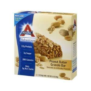  Peanut Butter Granola Atkins Advantage Bars (5/Box 