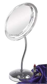   Zadro Surround Light 7X Magnification S Neck Vanity Makeup Mirror SL47