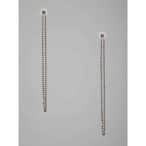  GUESS by Marciano Rhinestone Linear Earring, SILVER 