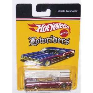  Hot Wheels Lowriders Lincoln Continental Toys & Games