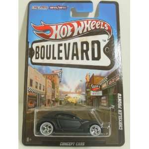   Hot Wheels Boulevard   Concept Cars   Black Chrysler Pronto Toys