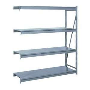   Storage Rack Add On, 4 Tier, Solid Decking, 96Wx36Dx96H Putty Home