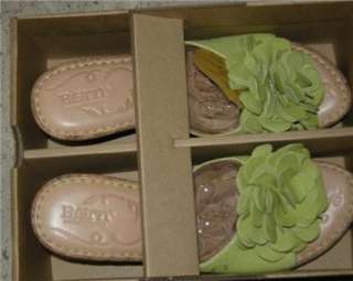Born CELERY Full Grain Leather Sandals 8, 10  