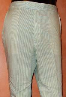 cubecraniums emporium vintage mens pants brown pinstripe flare leg 