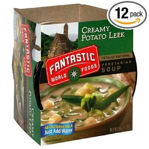 Fantastic Foods Soup Cup, Creamy Potato Leek, 1.2 Ounces (Pack of 12 