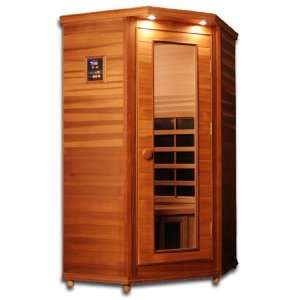 ClearLight IS 1 One Person Compact Corner Sauna Infrared Fusion Power 