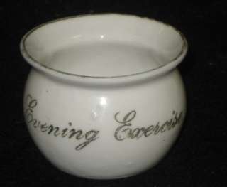 Antique Hand Painted Porcelain Mini Chamber Pot Made in Germany 