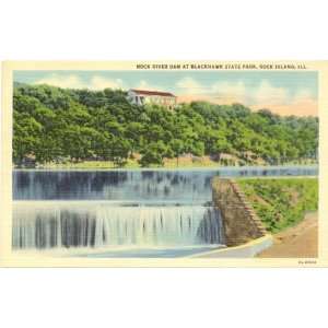   Dam at Blackhawk State Park   Rock Island Illinois 