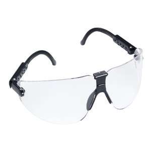  Tekk 15100 Lexa Large Safety Glasses with Clear Lens and Black Temple