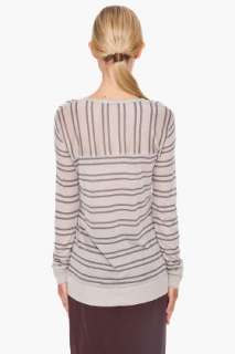 By Alexander Wang Striped Linen T shirt for women  SSENSE