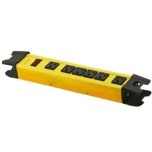  6 Outlet Power Strip   200 Joules   Metal w/ 1.5ft Cord 