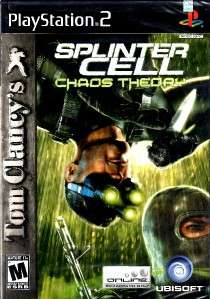 NEW Playstation 2 Video Game SPLINTER CELL CHAOS THEORY 008888322146 