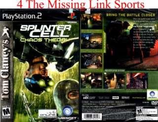 NEW Playstation 2 Video Game SPLINTER CELL CHAOS THEORY 008888322146 