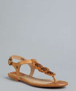 Frye natural studded leather Laurel Ring sandals