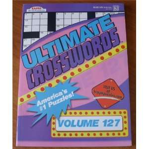  Ultimate Crosswords Volume 127 Kappa Books Books