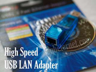 High Speed USB 2.0 Ethernet Network Adapter RJ 45 RJ45  