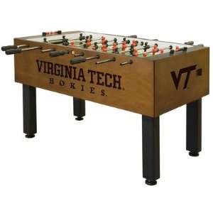 Virginia Tech Logo Foosball Table Finish Original Cherry  