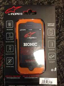   Bionic iPhone 4 4S Case Mobile Phone Case Cover orange/blk  