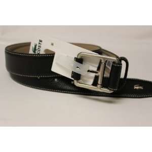  Lacoste Men Leather Belt Size 36 