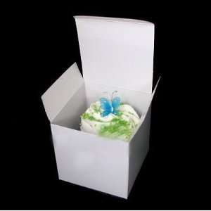   10 9 X 9 X 9 Glossy White Favor Boxes Wedding Gift: Everything Else