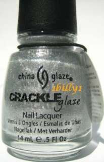 NEW China Glaze CRACKLE METALS Nail Polish ~ Platinum Pieces ~  