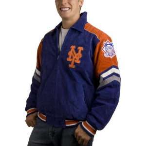  New York Mets Suede Varsity Jacket