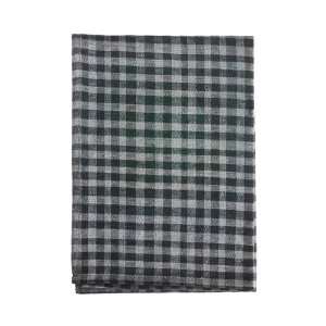  Linen Towel   Gray/Black Stripe