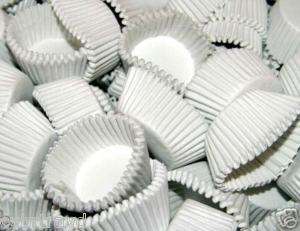 White Paper Cup Cups 1000 Pack Candy Making Supplies  