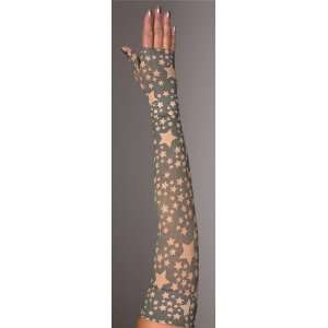   Stella Charcoal BeiChic Compression Arm Sleeve with Diva Diamond Band