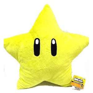  Mario Brothers Starman 20 inch Plush Pillow Toys & Games