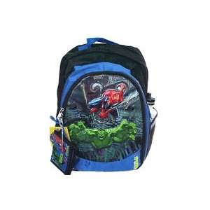   Marvel Spiderman & Hulk Backpack  Full size school bag Toys & Games