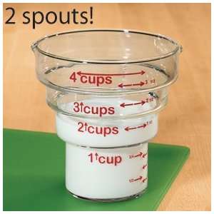  4 Step Glass Measuring Cup: Kitchen & Dining