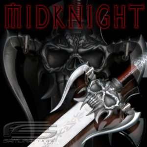   Midknight Diablo Broad Medieval Fantasy Sword Blade: Sports & Outdoors