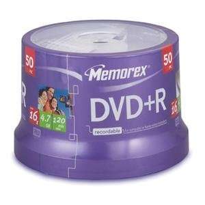 com Memorex, DVD+R 50 Pack 16X Spindle (Catalog Category Blank Media 
