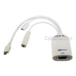  Cable Matters Micro USB to VGA MHL Adapter with Stereo 