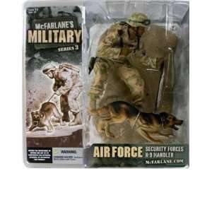   Security K 9 Handler (African American) Action Figure: Toys & Games