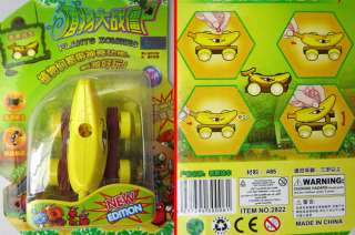 PVZ Plants vs Zombies Game Banana Chariot Shooter Toy 2822  