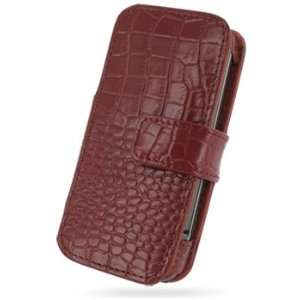   PDair Red Croco Leather Book Style Case for T Mobile G1 Electronics