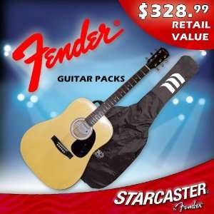   Acoustic Guitar Pack with Accessories   Natural Musical Instruments