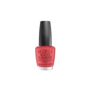   OPI Nail Lacquer # Nl B75 Paint My Moji Toes Red Nail Polish: Beauty