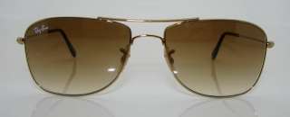 Authentic RAY BAN Gold Sunglasses 3477   001/51 *NEW*  