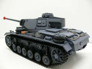 Henglong 1:16 R/C S&S Panzer III Tank(Super Version)  
