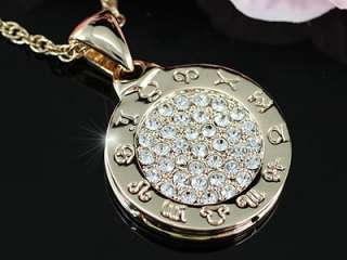 Horoscope Rose Gold Plated Pendant Necklace SN155  