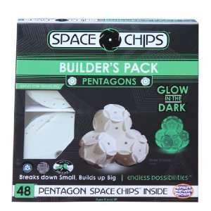   Builder Pack Glow In The Dark   Pentagons (48 Pieces) Toys & Games