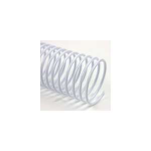  35mm White 41 Pitch Spiral Binding Coil   100pc White 