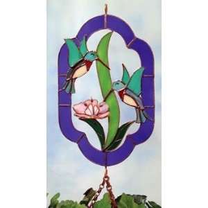 Gallery Art Hummingbird Purple Hanging Planter  Sports 
