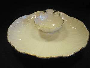 Lenox 24K Shell form Chip and Dip One Piece  