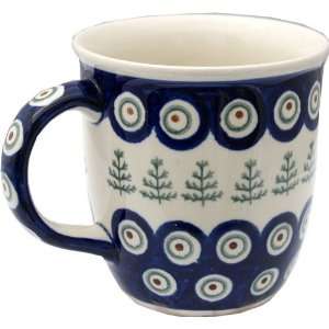  Polish Pottery Coffee Mug 1105 312: Kitchen & Dining