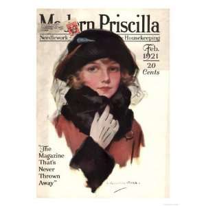 Modern Priscilla, Ladies Portraits Magazine, USA, 1921 Giclee Poster 