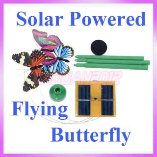 New Mini Solar Powered Flying Butterfly LED Light  